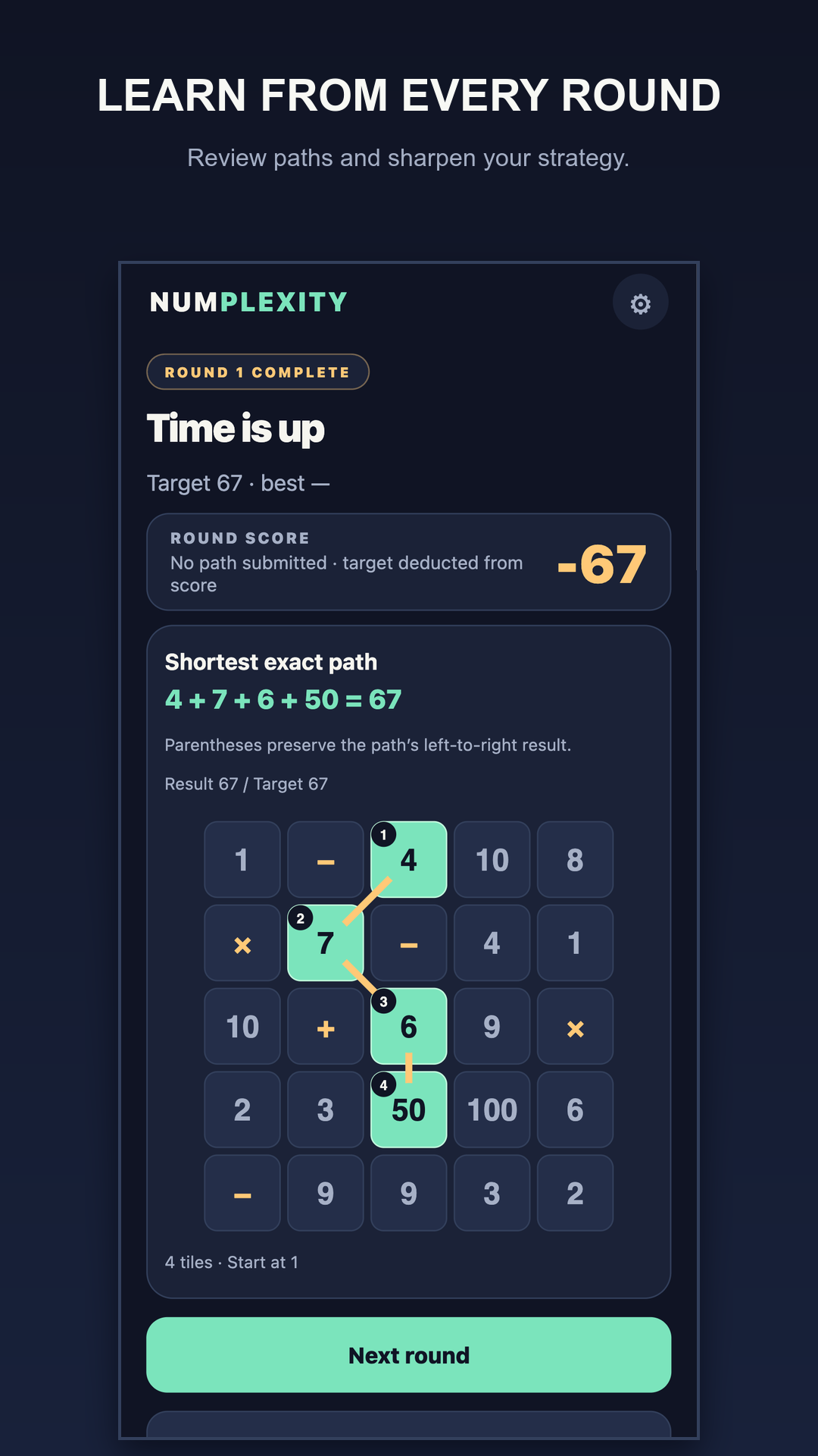 Numplexity solution review